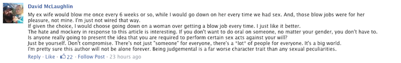 Illustration for article titled Is It Selfish For a Woman to Declare That She's Done with Blowjobs?